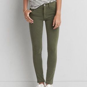 American Eagle Olive Green Jeggings